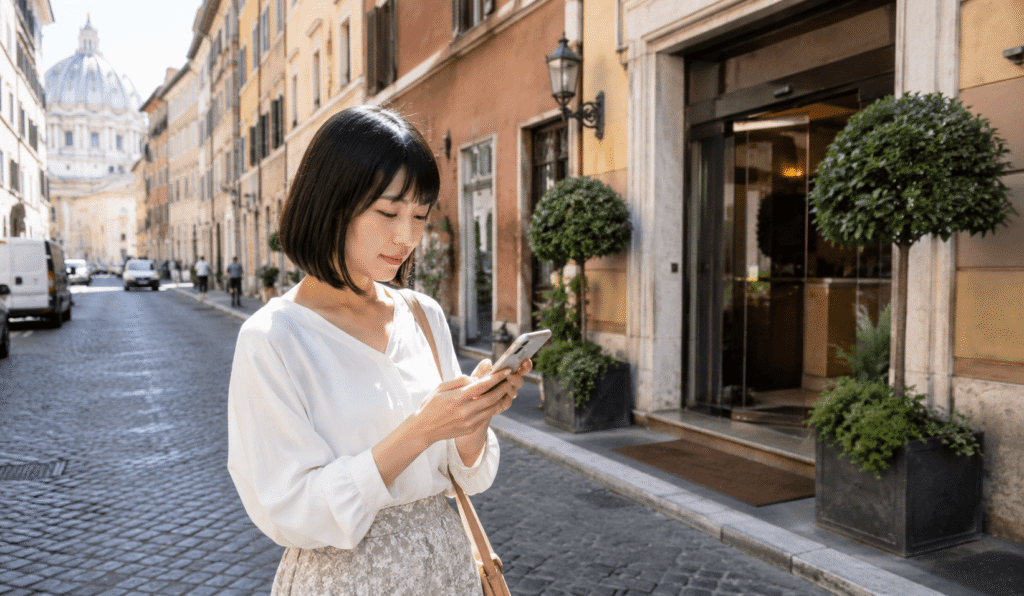 Success in the area around Termini Station depends on choosing the right street.