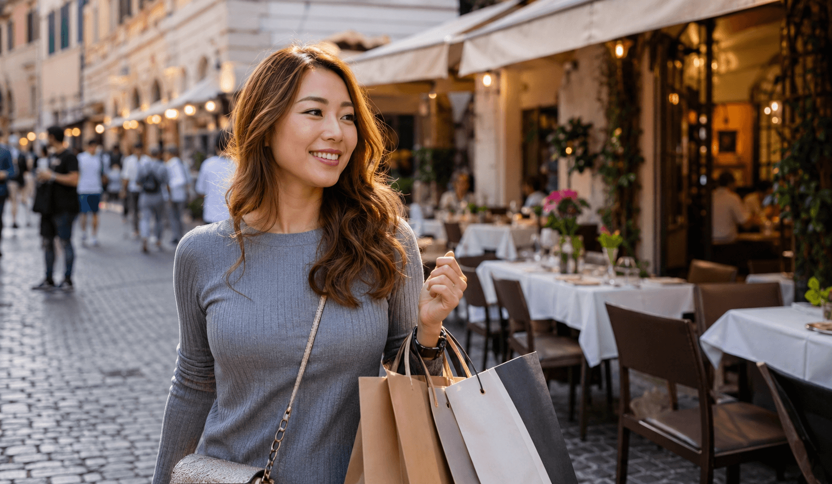 Gourmet Dining and Shopping in Rome