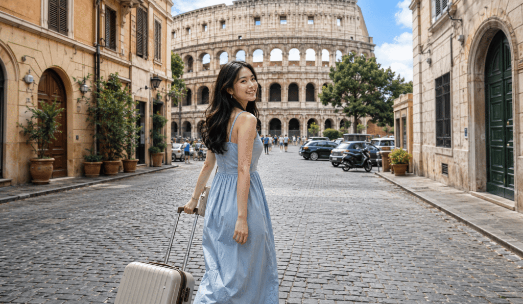 Decide on the best hotel area in Rome based on "purpose, safety, and transportation" to avoid any uncertainty.