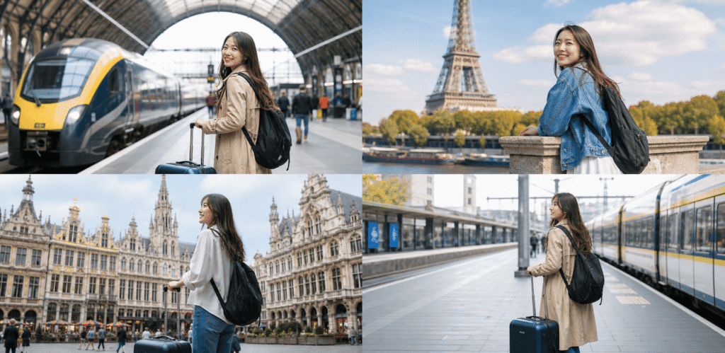 学生、女性の一人旅におすすめの列車で回れるヨーロッパ4都市コース