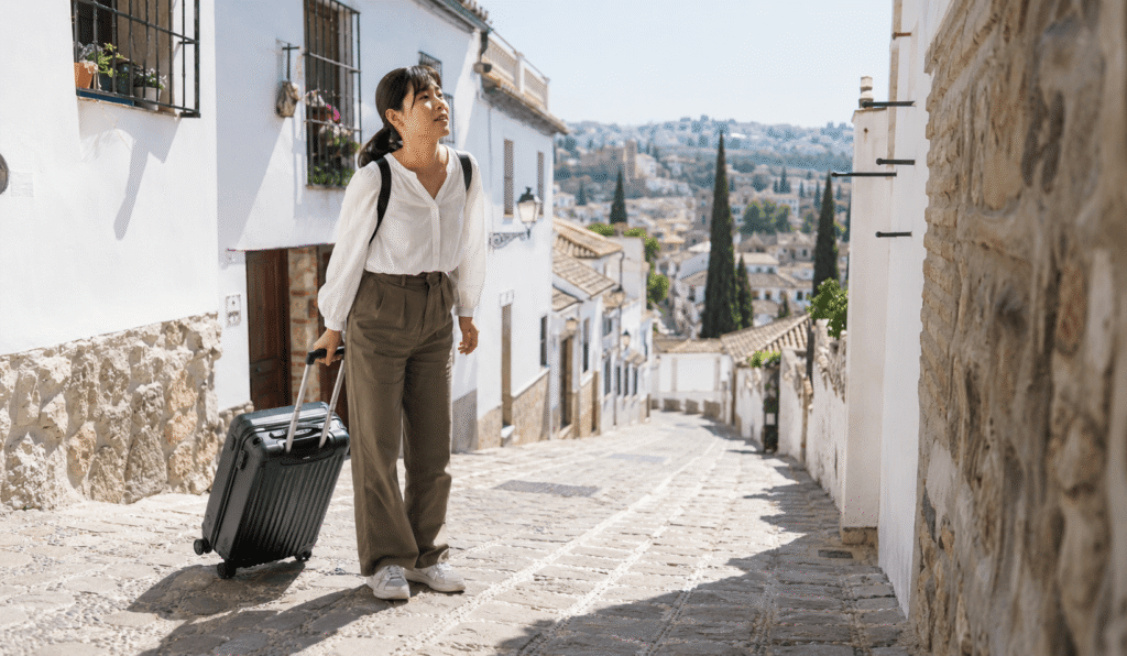 Points to consider when choosing an area (Granada is a hilly city)
