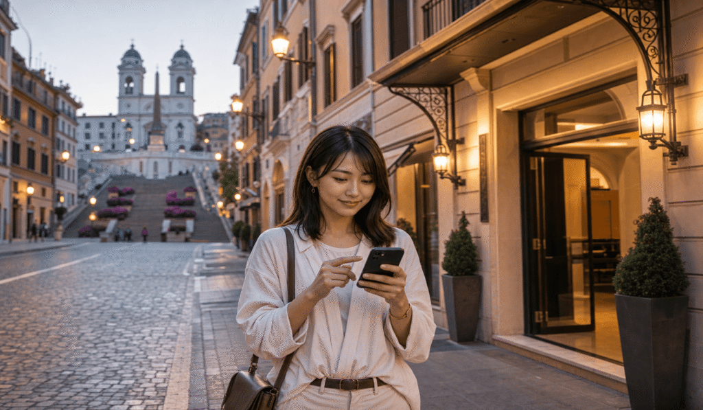 Tips for choosing a hotel near the Spanish Steps