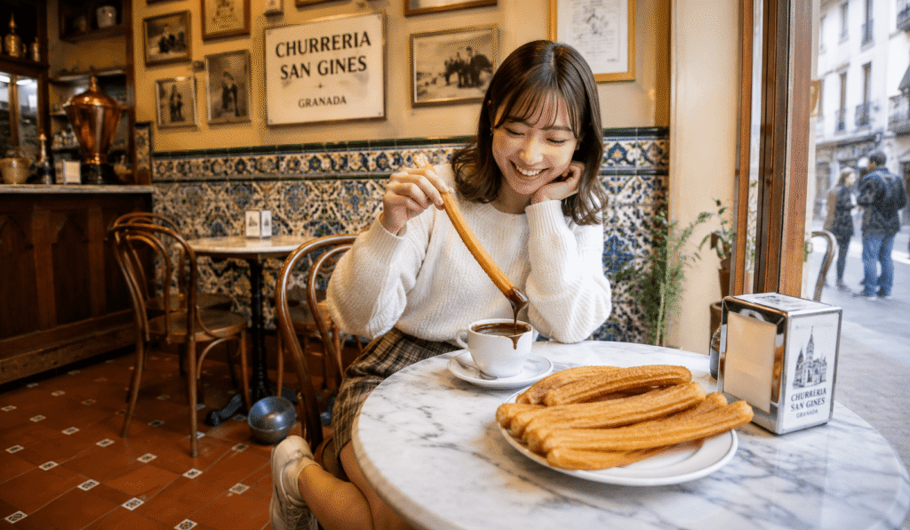 Popular café & churro shop