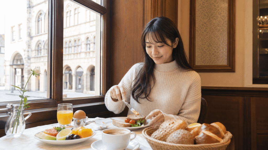 If you're choosing an option that includes breakfast...