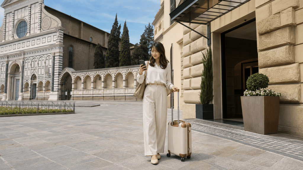 Who the Santa Maria Novella Station area is suitable for