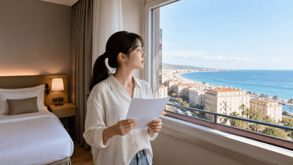 Check if the guest room has an ocean view.