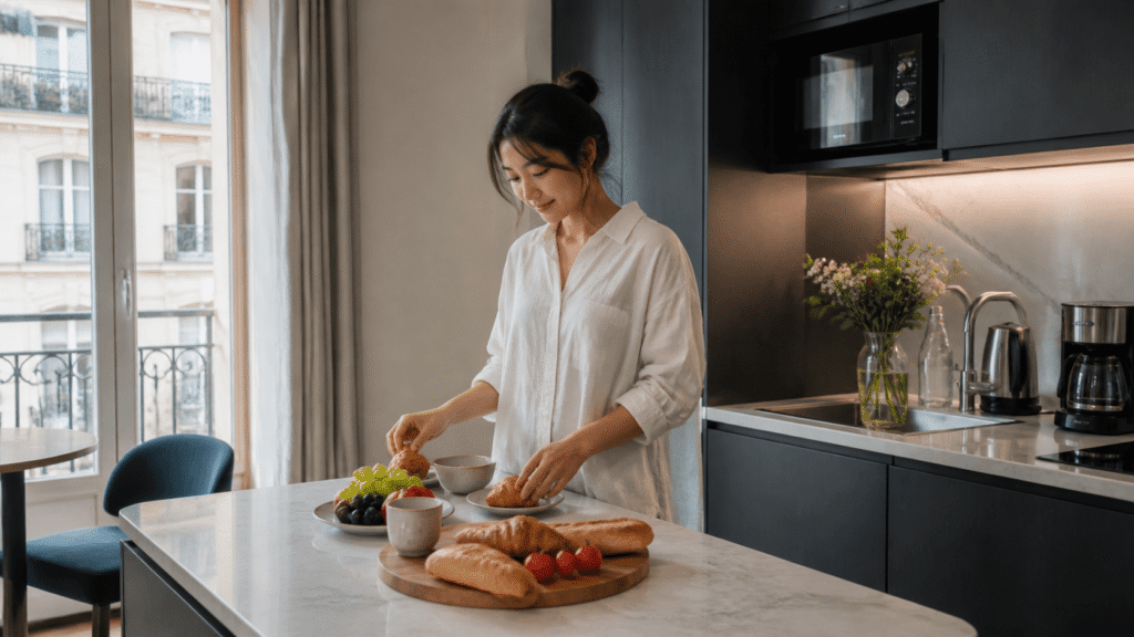 Choose a hotel with a kitchen.