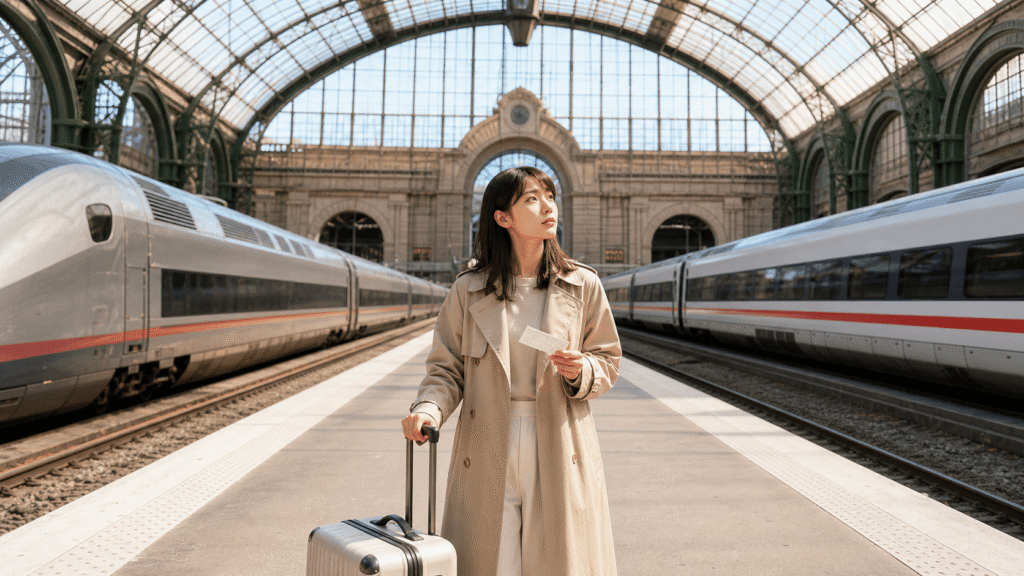 Choose a station based on the long-distance train you will be taking.