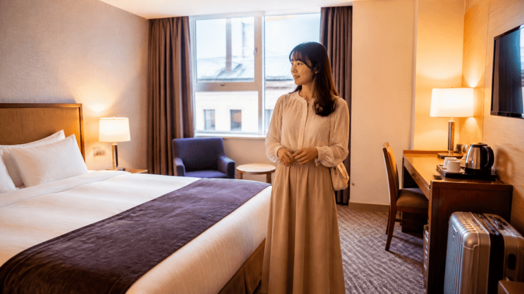 If you are choosing based on room type and on-site services...