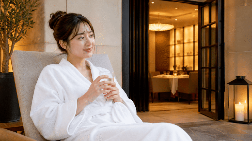 If you're choosing based on the spa and on-site restaurants...