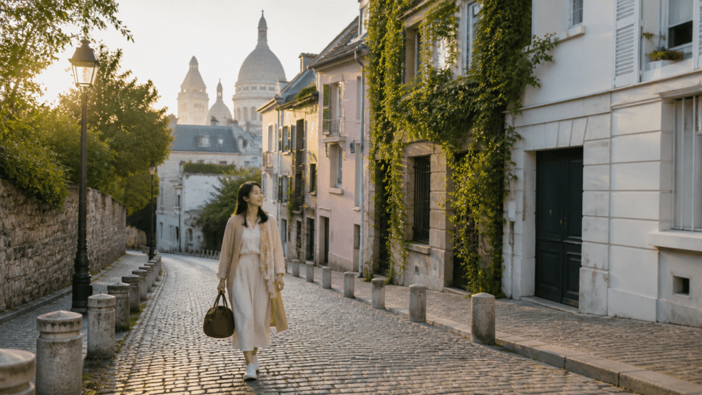 Choose based on the quintessential Montmartre atmosphere.
