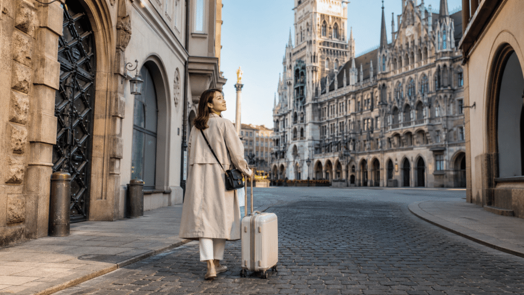 If you're choosing based on proximity to Marienplatz...