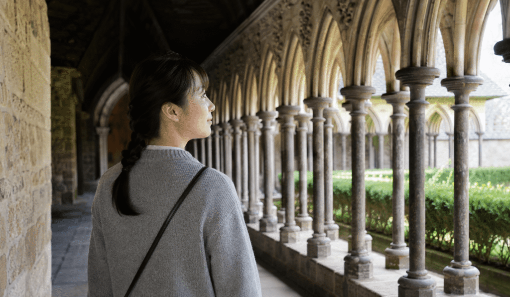 Touring the Interior of Mont-Saint-Michel Abbey and Its Architectural Appeal