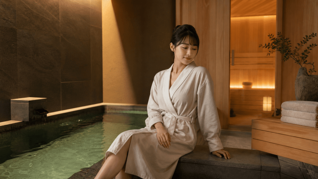If you wish to use the private spa