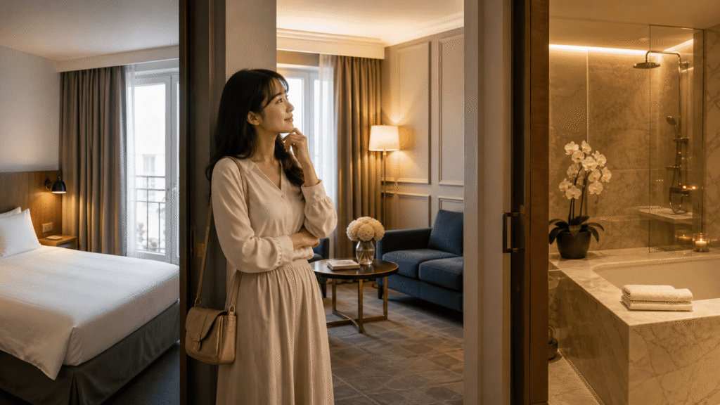 Choose a hotel class based on facilities and the purpose of your stay.