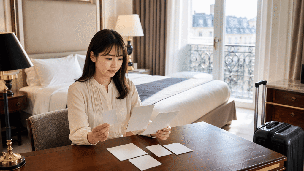 Guest room details and accommodation terms to check before booking