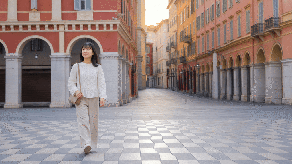 Walk to the Old Town and Place Masséna.