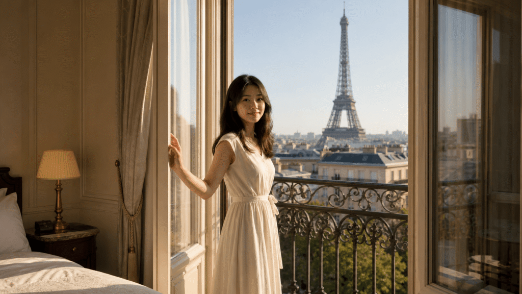 Check the view and the balcony separately.