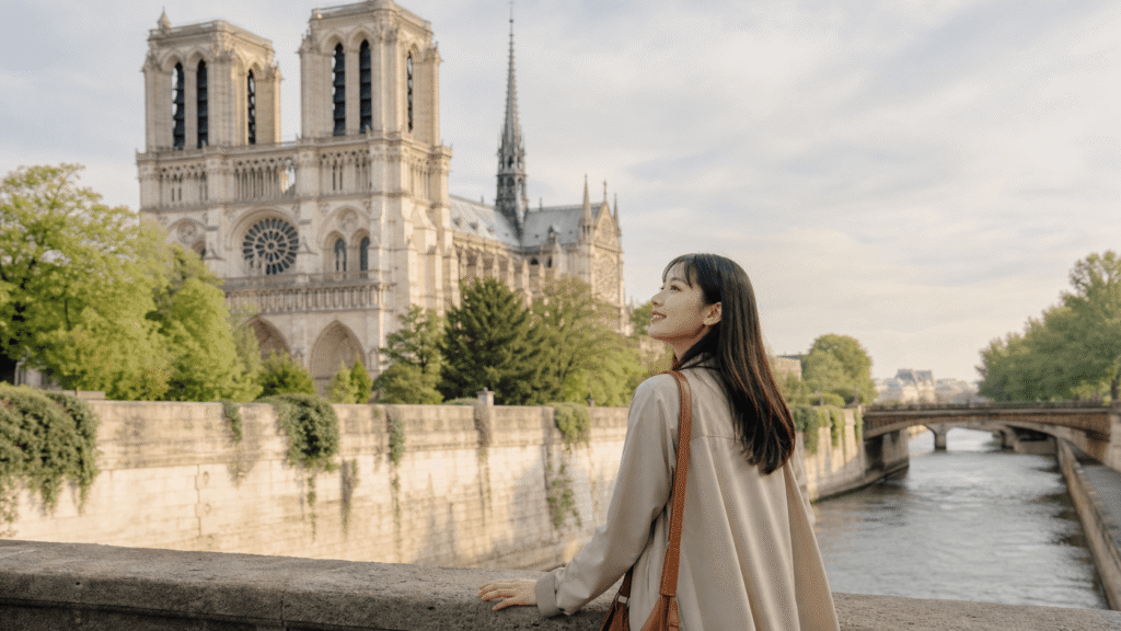 Towards Notre-Dame Cathedral / Île de la Cité