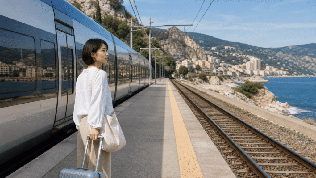 Take a day trip to Monaco by TER train.