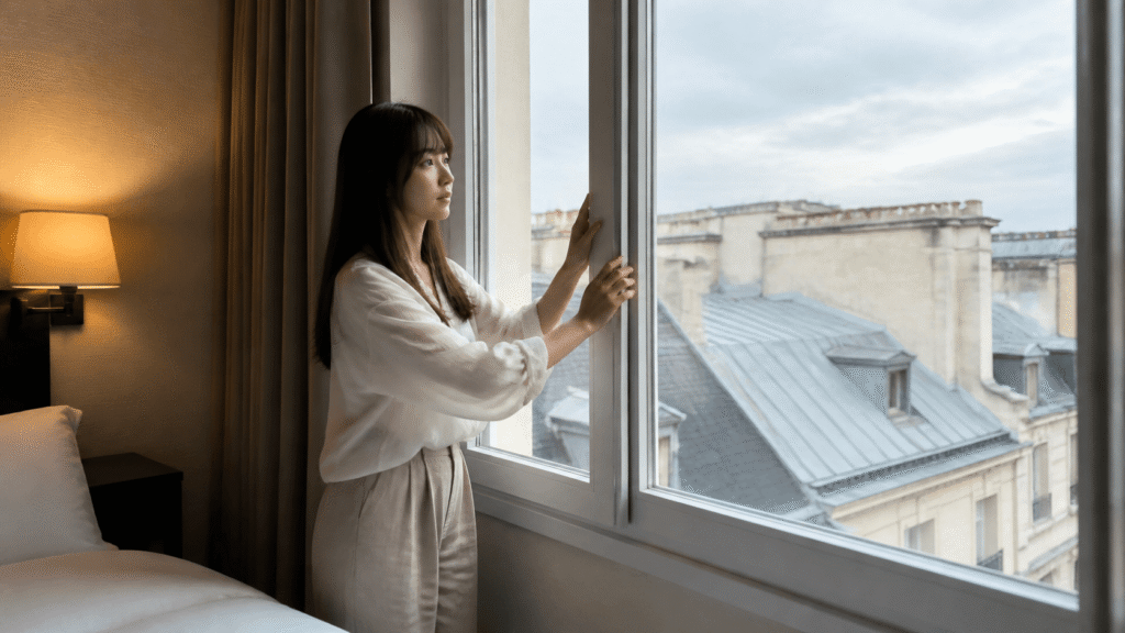 Depending on the time of day, the noise near the market or square can be bothersome.