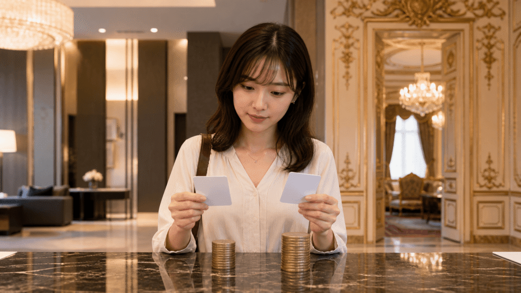 Stays at 5-star and Palace-status hotels