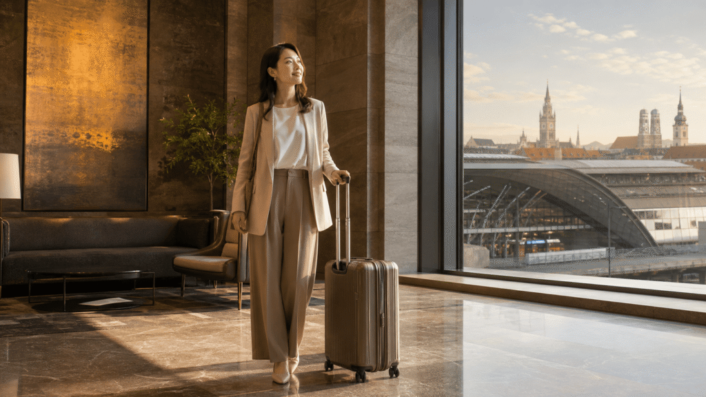 Choose a 5-star hotel near Munich Central Station based on your purpose.