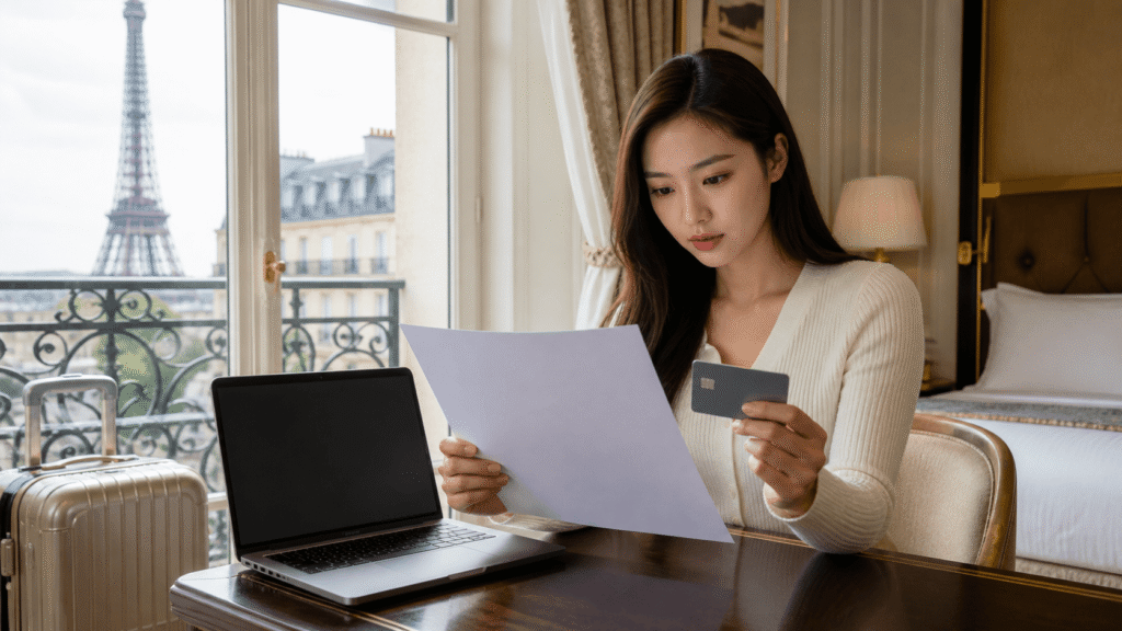 Additional charges to check on the reservation screen