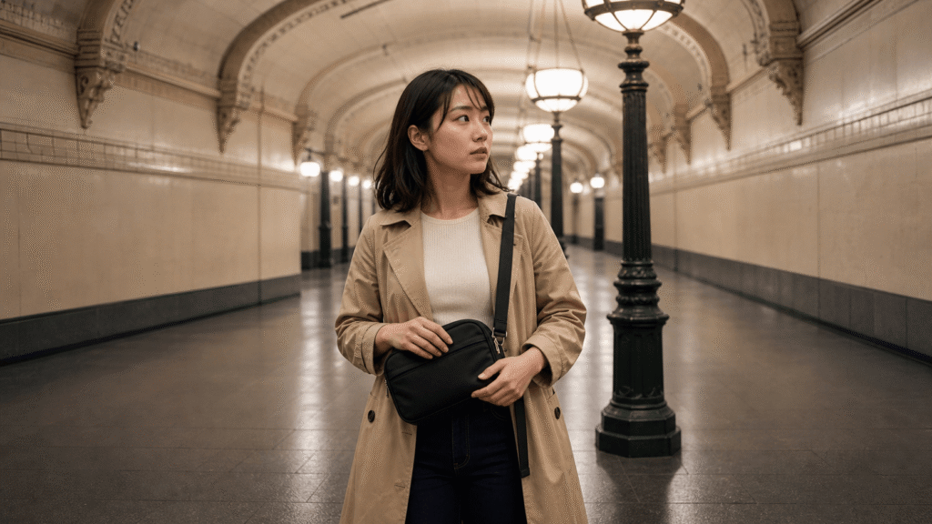 Pickpocket prevention at the Opera, the Louvre, and on the subway.