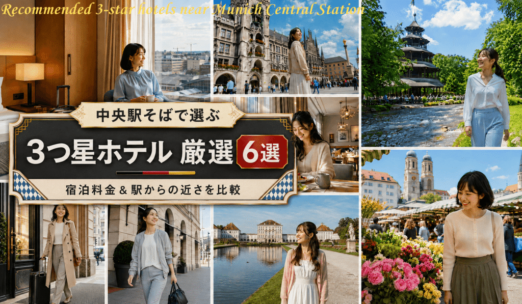 Recommended 3-star hotels near Munich Central Station