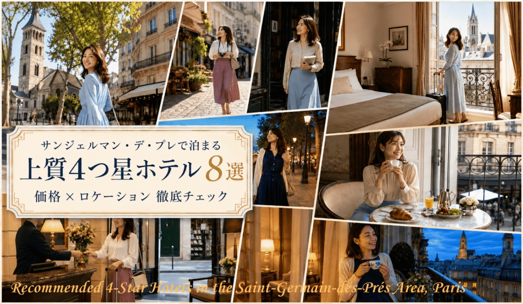 Recommended 4-Star Hotels in the Saint-Germain-des-Prés Area, Paris
