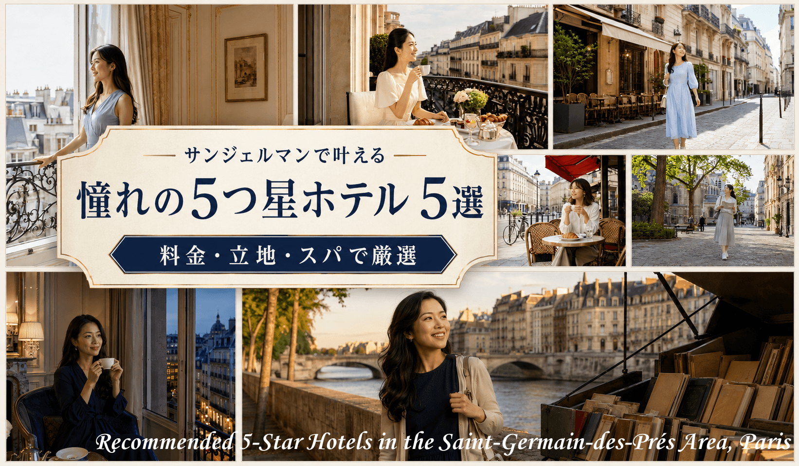 Recommended 5-Star Hotels in the Saint-Germain-des-Prés Area, Paris