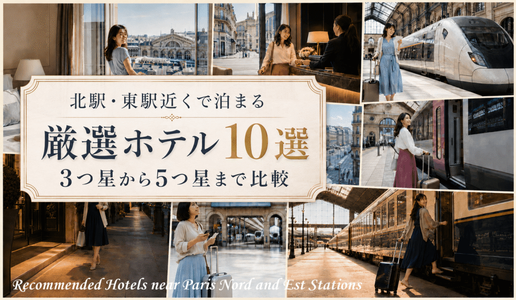 Recommended Hotels near Paris Nord and Est Stations