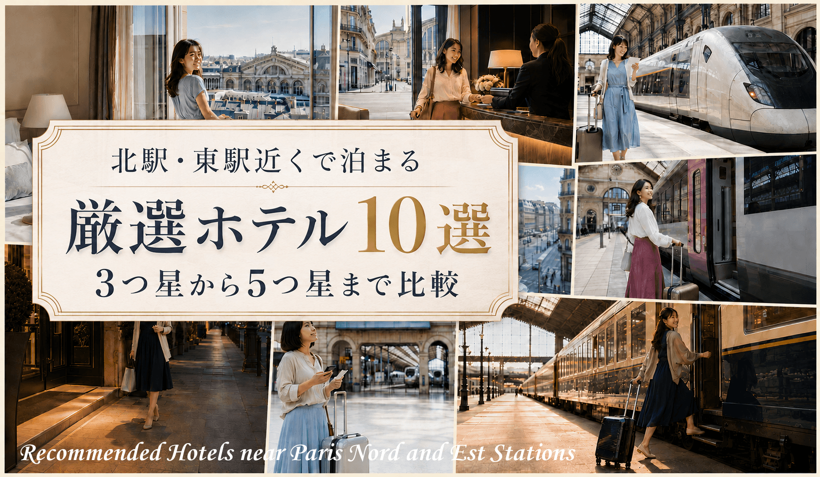 Recommended Hotels near Paris Nord and Est Stations