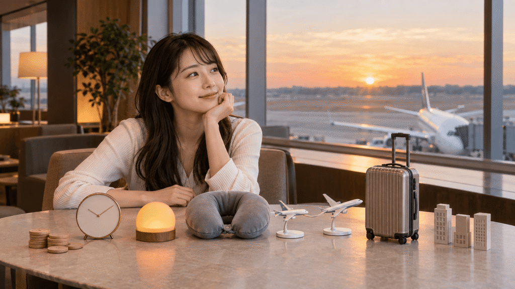 直行便と乗り継ぎ便の違いを7項目で比較