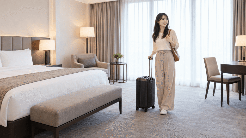 Guest room size and comfort