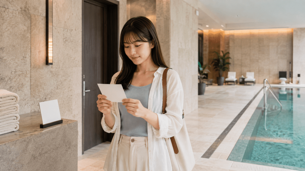 Check the usage conditions for the spa and pool.