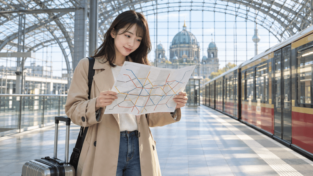 Check the nearest station and the number of transfers.