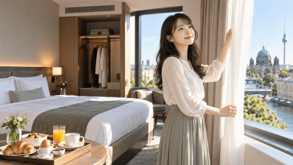 Compare breakfast, room amenities, and air conditioning.