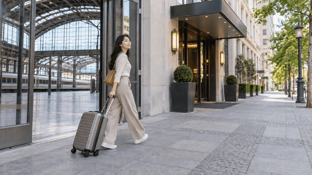 Traveling from Zoo Station to each hotel