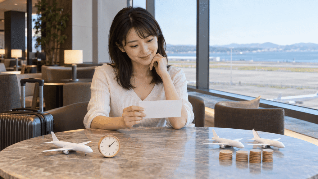 直行便と乗り継ぎ便は料金だけでなく「時間」で比べる