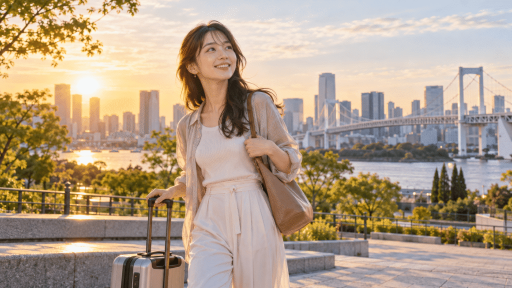 出発日を日本で使える