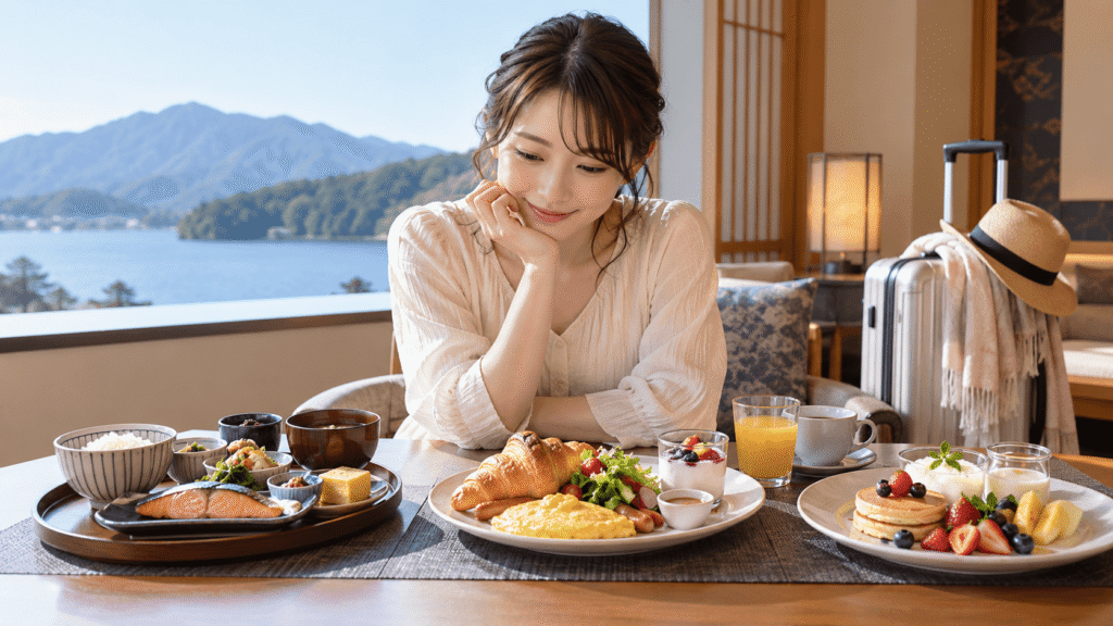 女子旅・ひとり旅・家族旅行なら朝食付き・なしどっち？