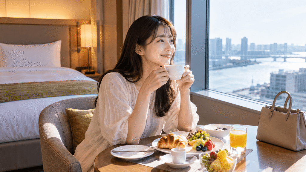 女性ひとり旅は朝食付きが安心