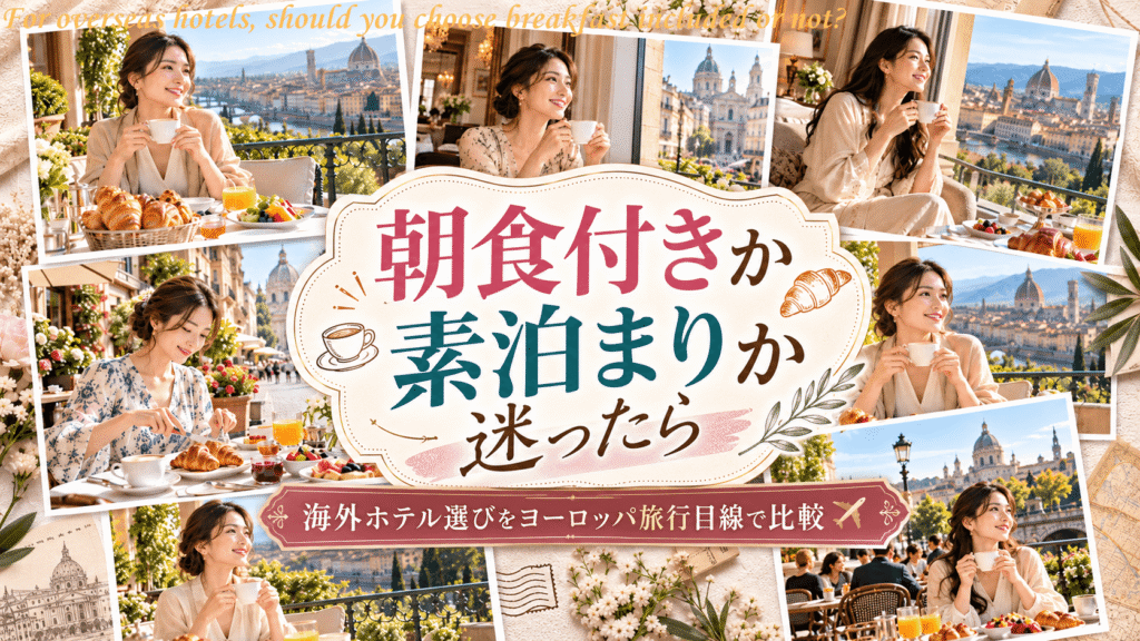 For overseas hotels, should you choose breakfast included or not?