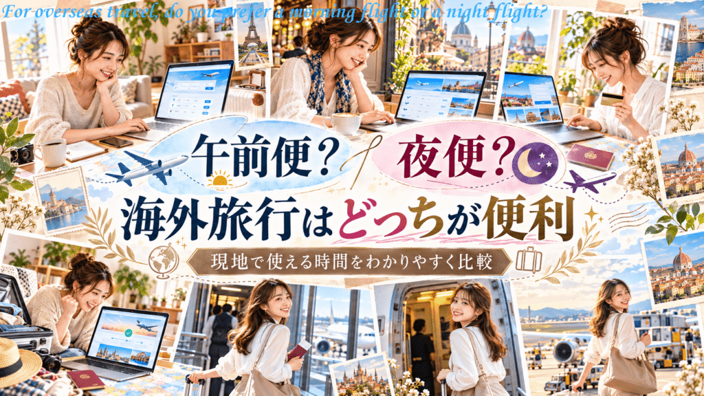For overseas travel, do you prefer a morning flight or a night flight?